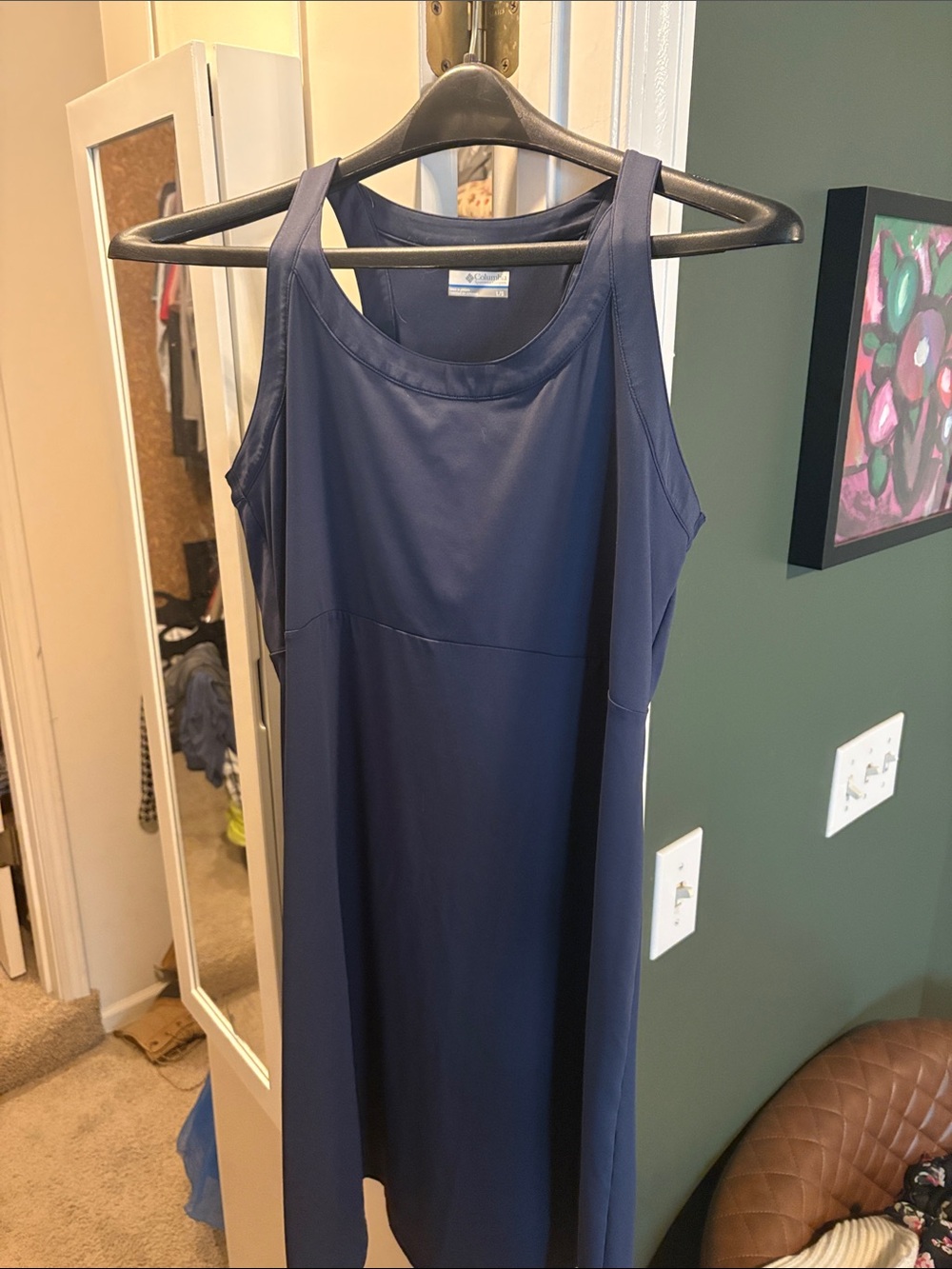 Columbia navy blue sleeveless active dress